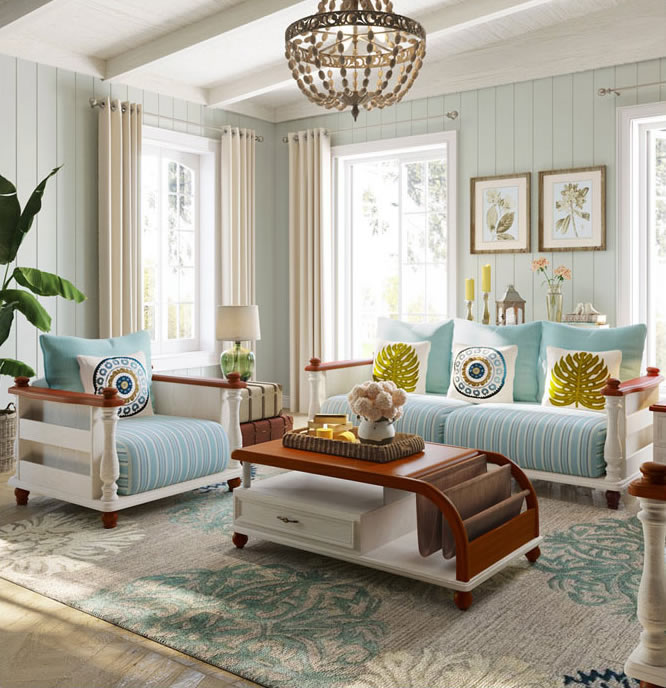 林氏木業地中海風格家具 打造清新自然的家居生活